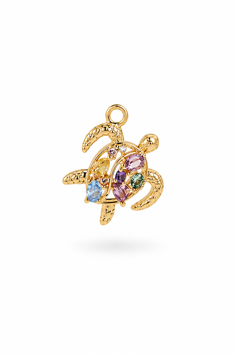 Zirkonia Schildkröte Charm