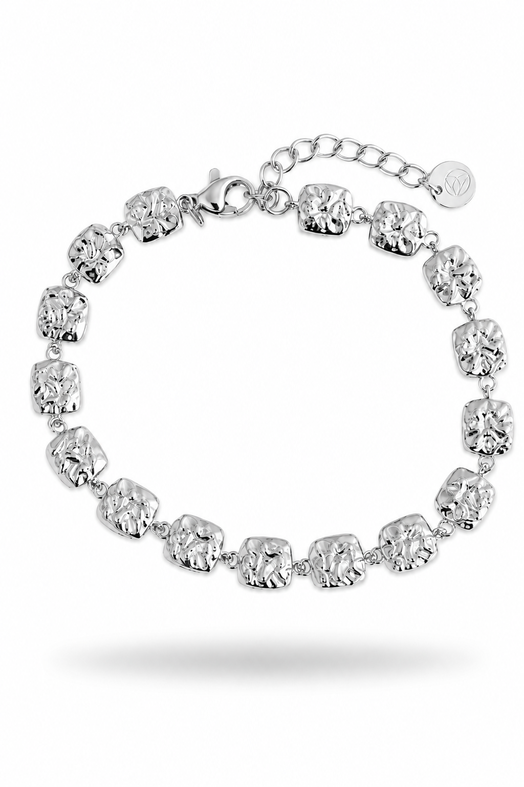 Edelstahl Armband getragen