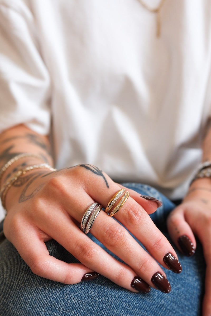 Hug Diamond Ring Detailansicht