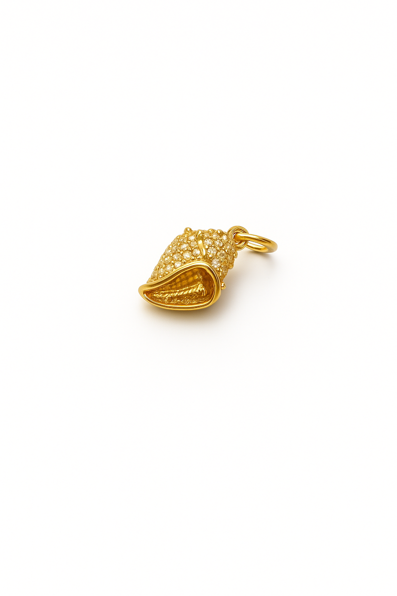 Muskatnuss Muschel Charm