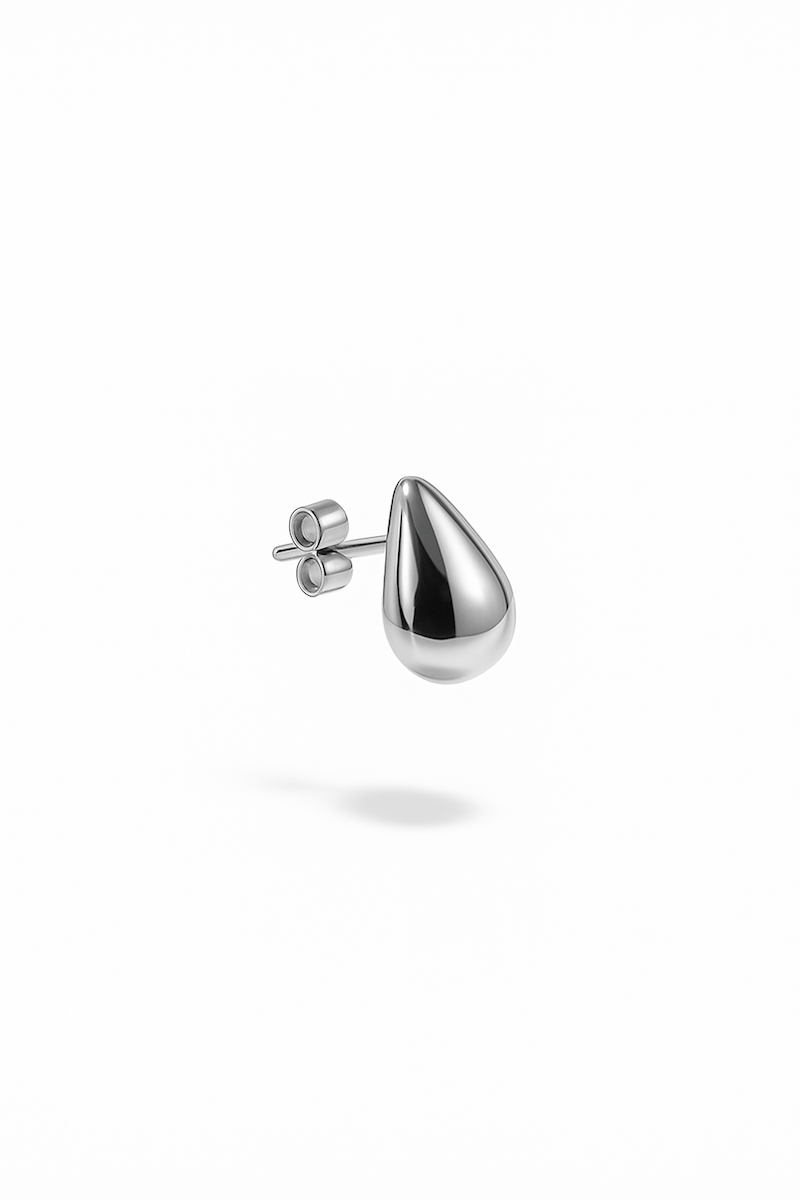 Happy Tears Ohrstecker in Silber