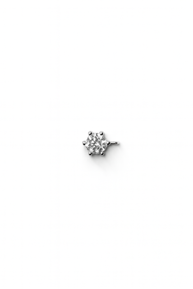 Runder Bergkristall Charm