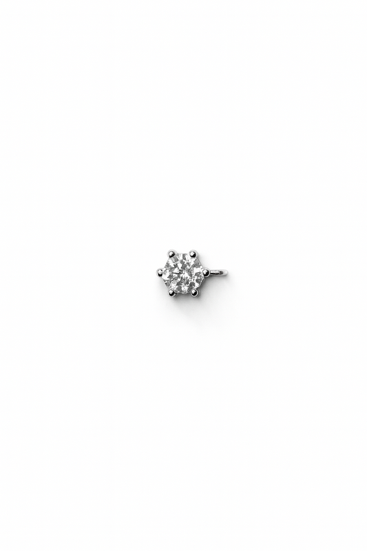 Runder Bergkristall Charm