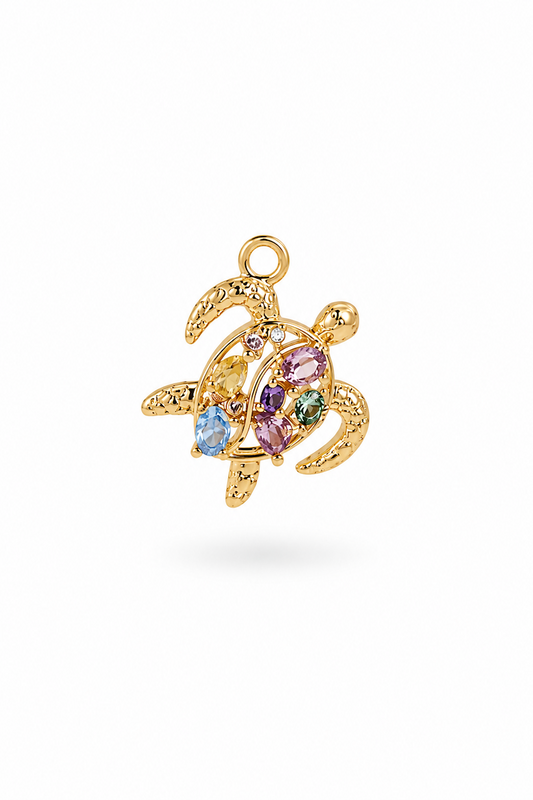Zirkonia Schildkröte Charm