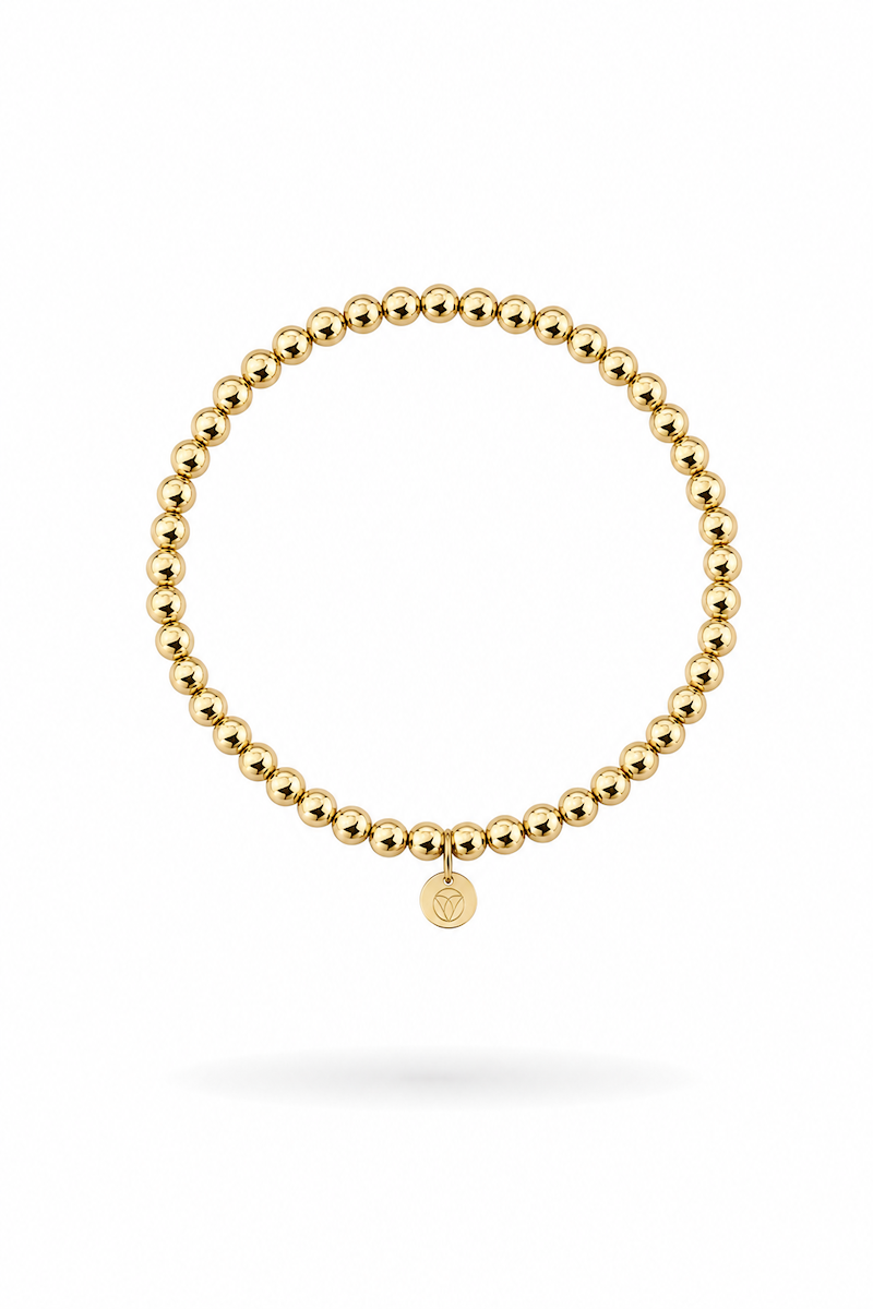 Linsen Armband in Gold