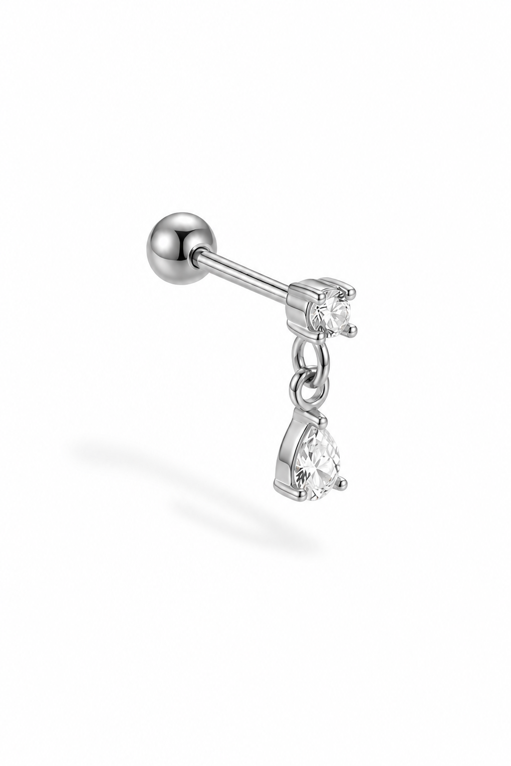 Edelstahl Piercing 9 mm