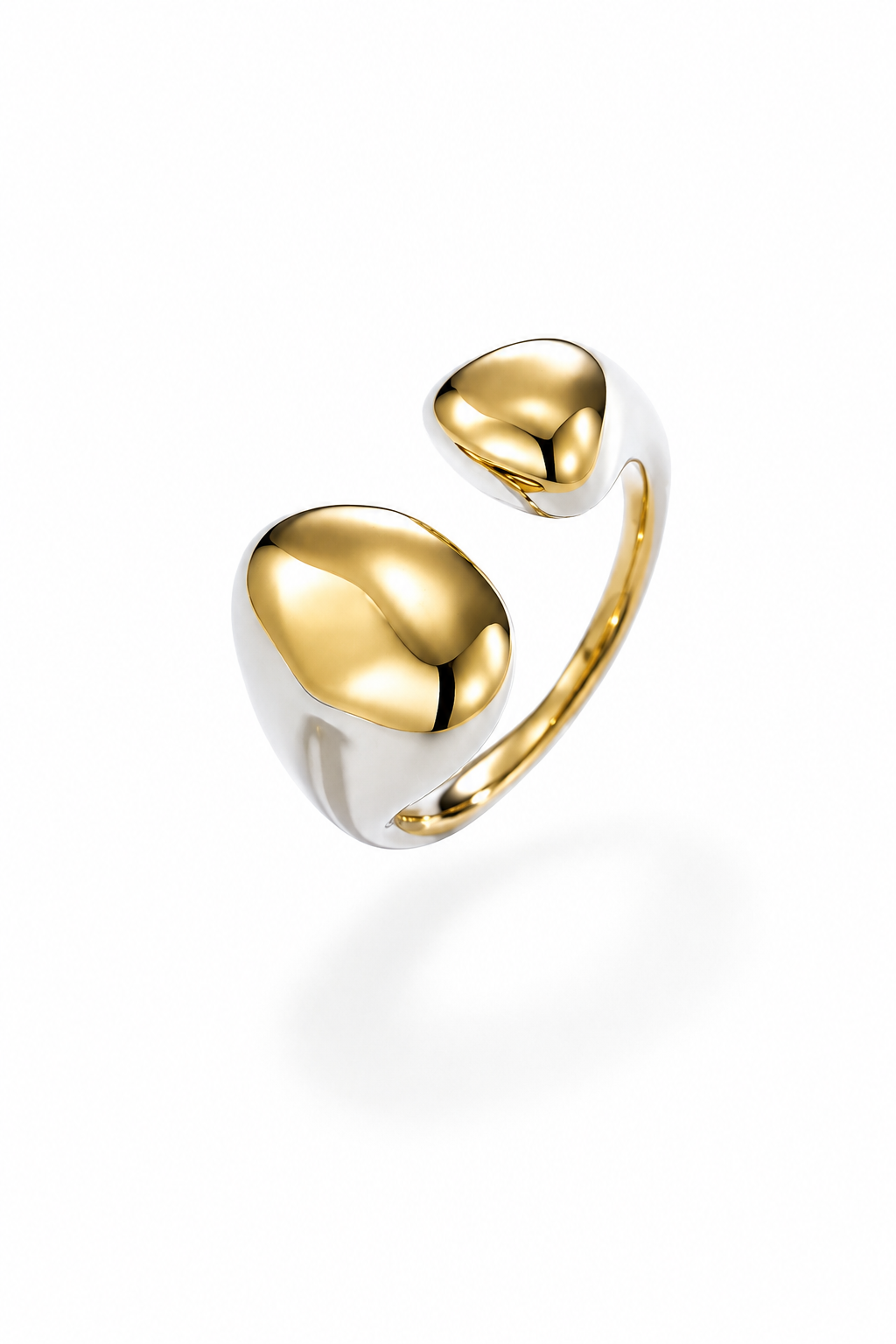 Offener Ring aus Edelstahl