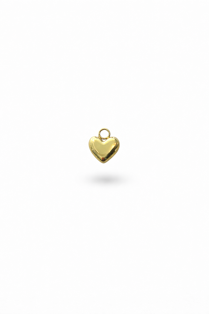 kleiner massiver herz charm