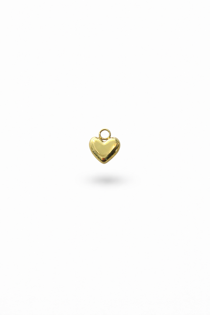kleiner massiver herz charm