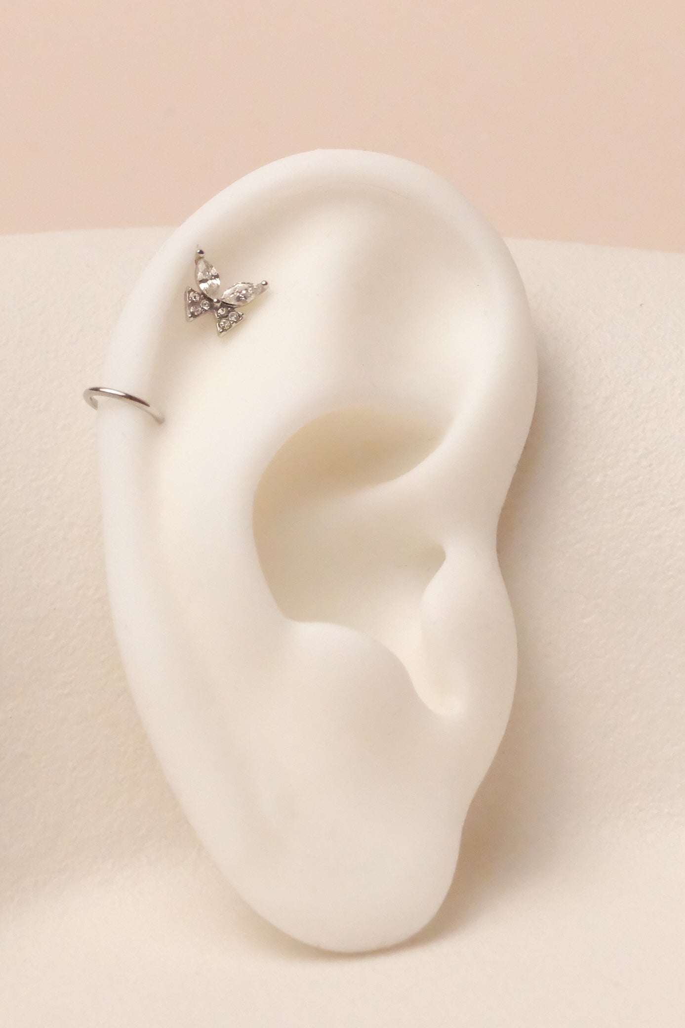 Schmetterling Piercing