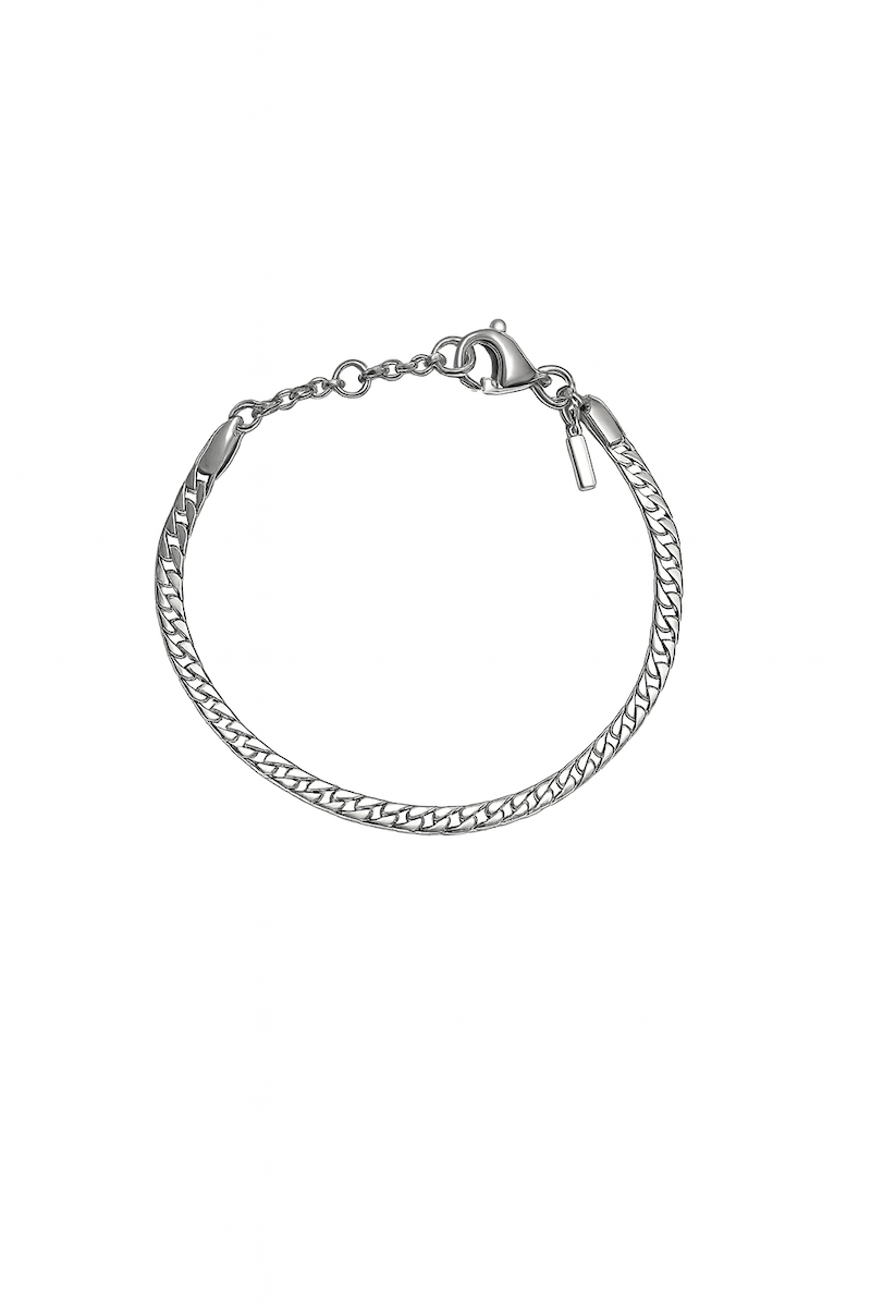 silbernes massiveres armband 