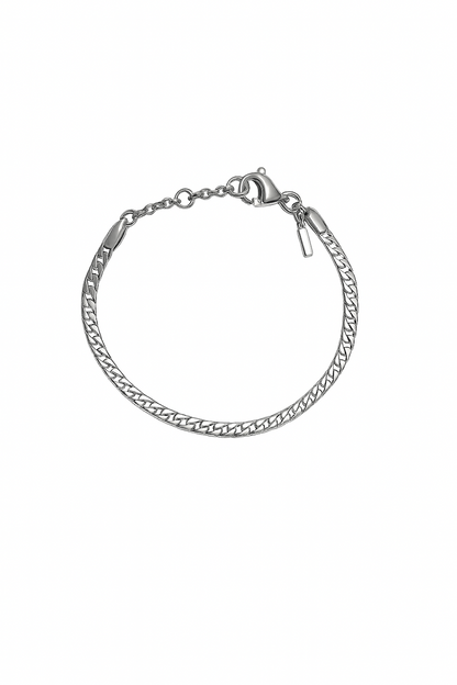 silbernes massiveres armband 