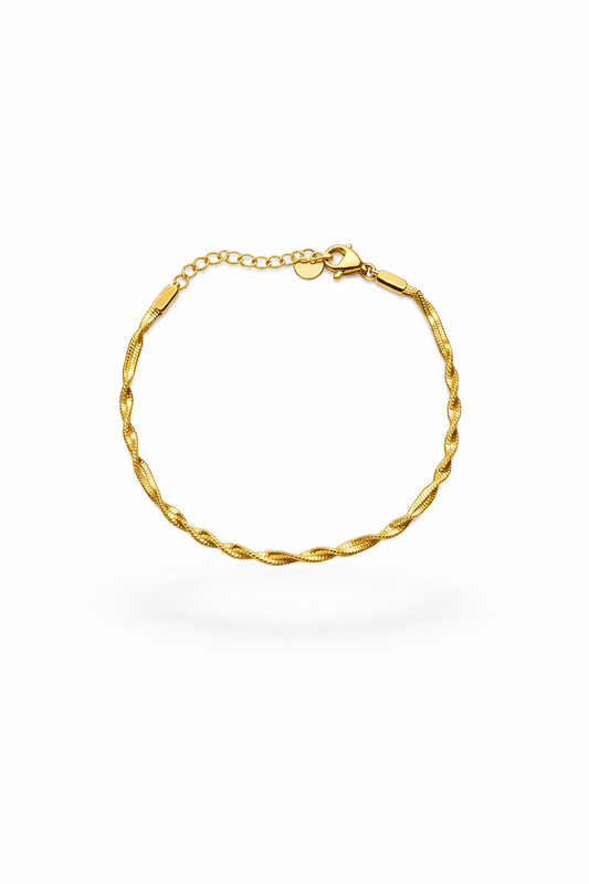 dünnes feines twisted armband