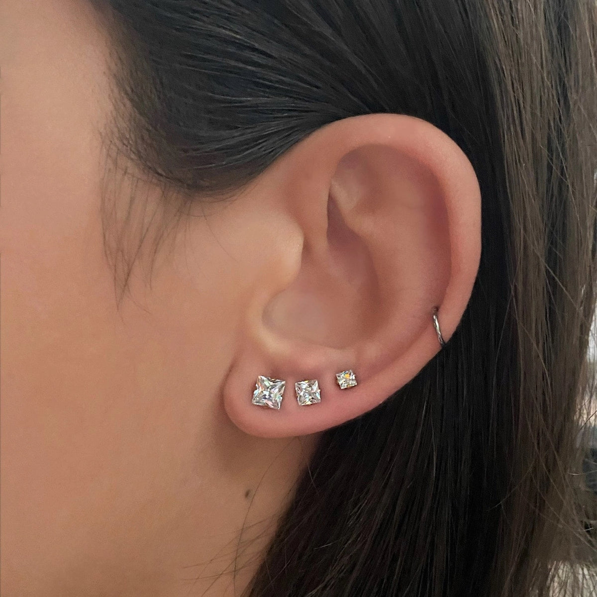 Cube Stones Ohrstecker