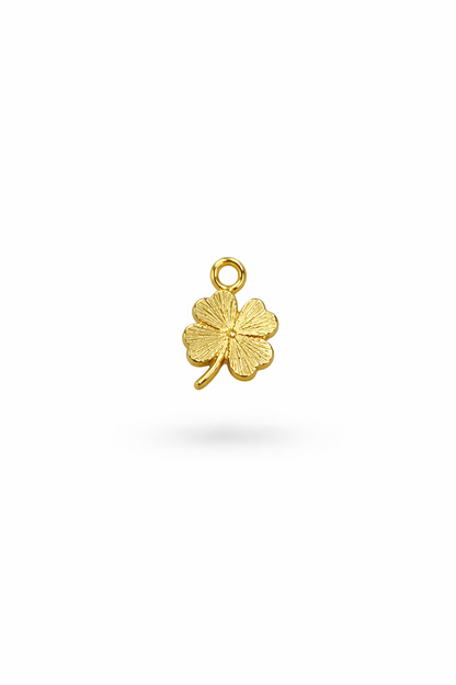 Kleeblatt charm in gold